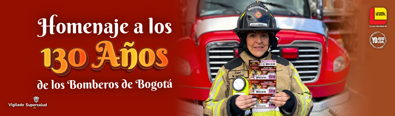 Homenaje a los 130 años de los Bomberos de Bogotá